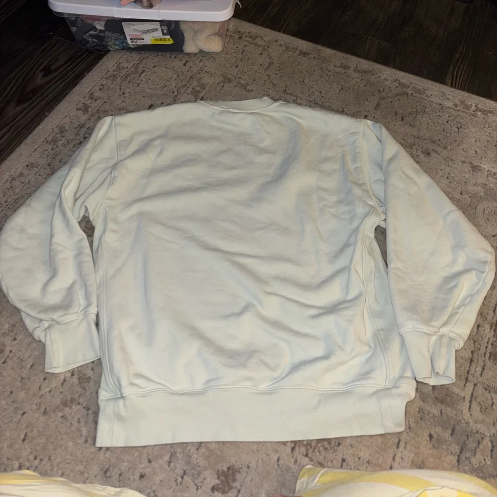 Tna cozy boyfriend light green sweatshirt - Picture 4 of 4